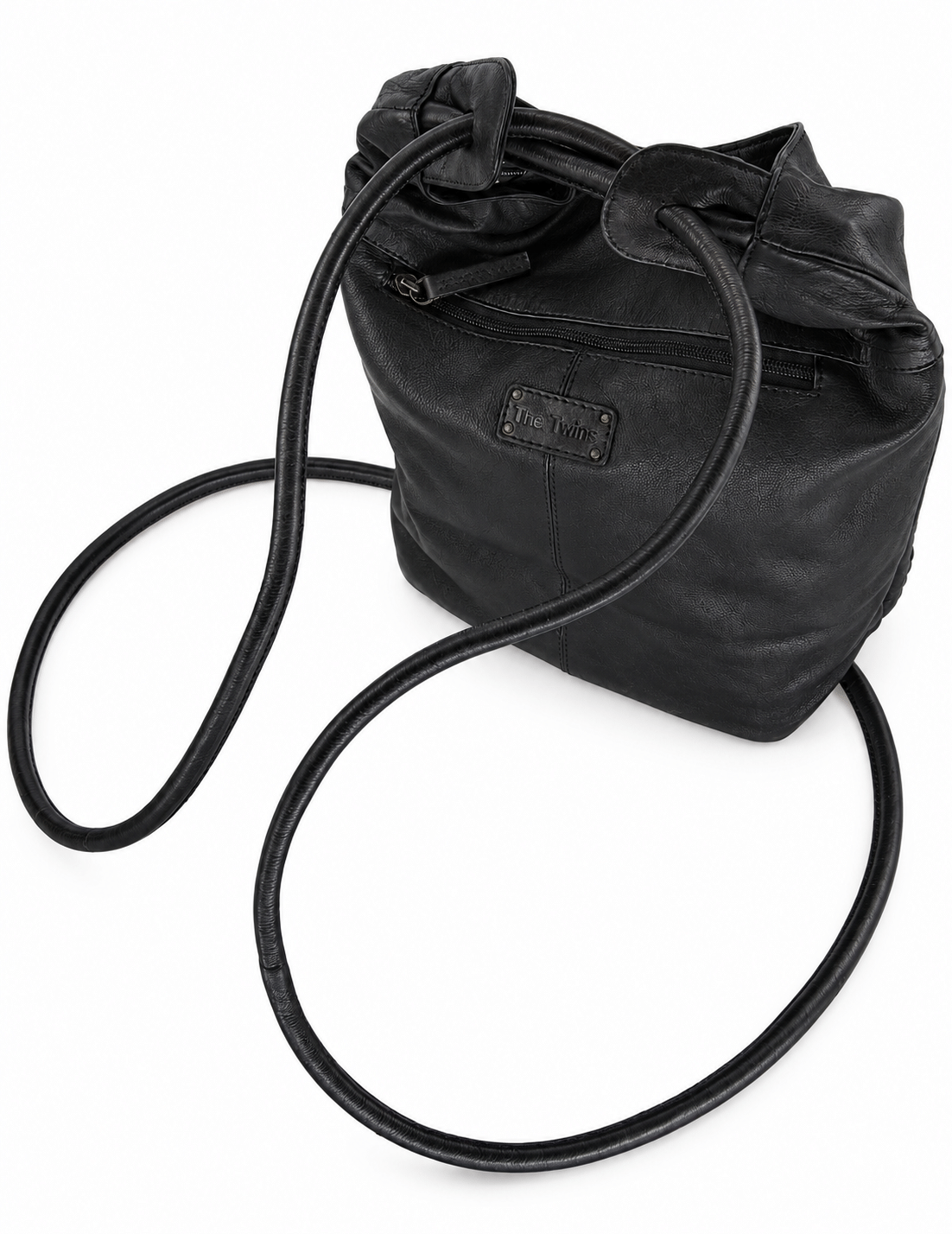 Bolso de piel trenzada a mano con doble función